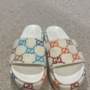 Gucci Multicolor Slide Sandals